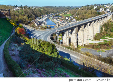 Banks of Rance River (Dinan town, France). 12503516