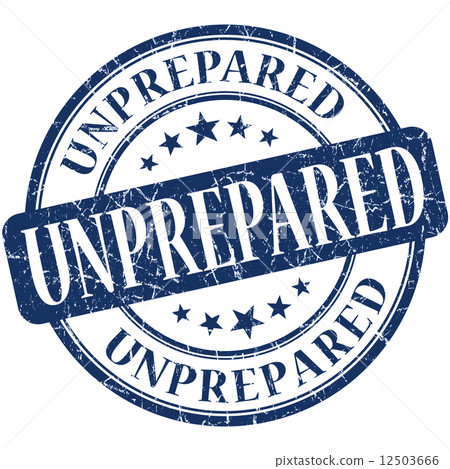 Unprepared blue round grungy vintage rubber stamp 12503666