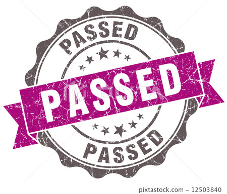 Passed violet grunge retro style isolated seal Passed violet grunge retro style isolated seal 12503840