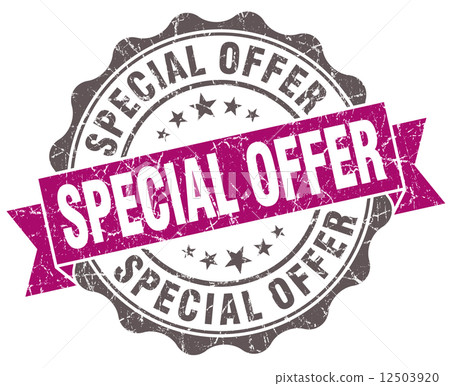 Special offer violet grunge retro style isolated seal Special offer violet grunge retro style isolated seal 12503920