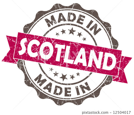 made in scotland pink grunge seal isolated on white background made in scotland pink grunge seal isolated on white background 12504017