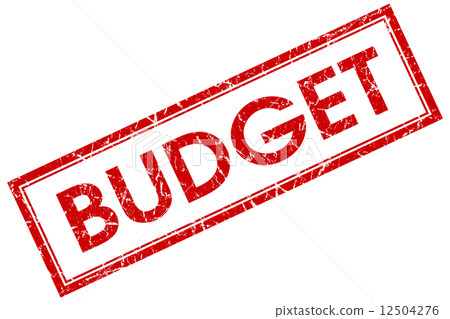 Budget Red Budget red square grungy stamp isolated on... - Stock Illustration ...