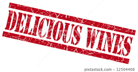 delicious wines red square grunge textured isolated stamp delicious wines red square grunge textured isolated stamp 12504408