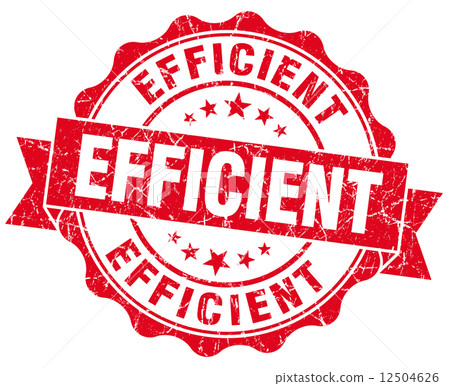 Efficient red grunge vintage seal Efficient red grunge vintage seal 12504626