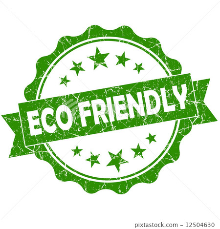 Eco friendly green vintage round grunge seal isolated on white background Eco friendly green vintage round grunge seal isolated on white background 12504630