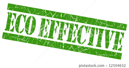 Eco Effective green grunge stamp Eco Effective green grunge stamp 12504632