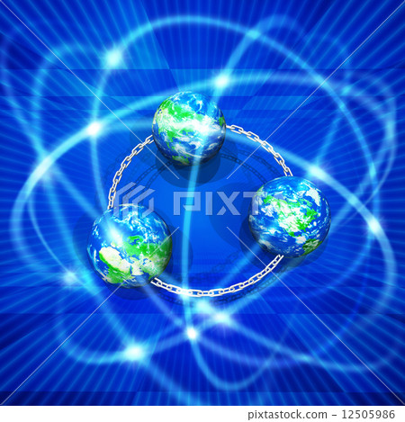 The earth on young leaves link · World market 12505986