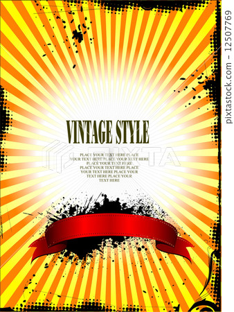 Vintage grunge background. Vector illustration 12507769