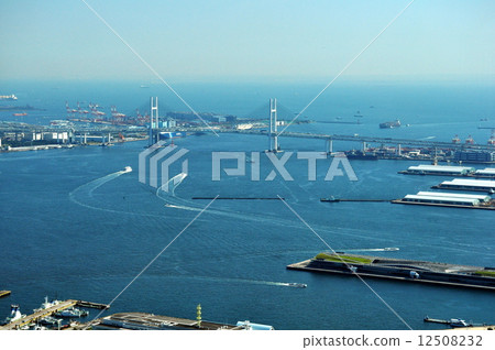 從地標塔的海灣大橋 從地標塔的海灣大橋 12508232