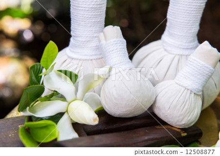 Thai traditional big and small Herbal balls 12508877