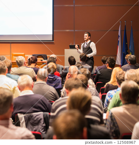 Speaker at Business Conference and Presentation. 12508967