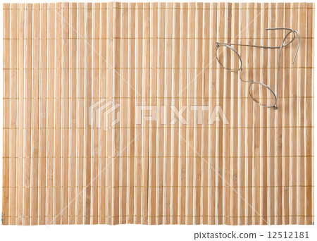 Close up of bamboo mat 12512181