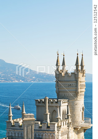 Swallow's Nest castle on South Coast of Crimea 12512542