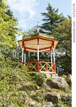 belvedere in Nikitsky Botanical Garden belvedere in Nikitsky Botanical Garden 12512576