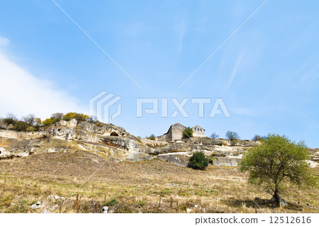 medieval town chufut-kale on mountain, Crimea medieval town chufut-kale on mountain, Crimea 12512616