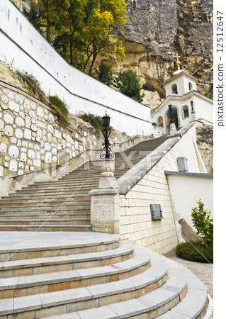 steps to Assumption Monastery of the Caves, Crimea steps to Assumption Monastery of the Caves, Crimea 12512647