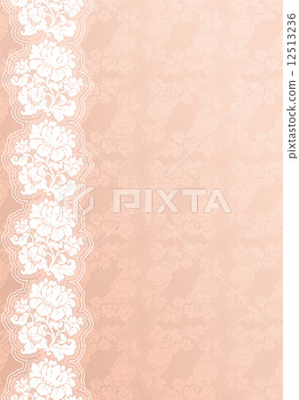 Flower background with lace, pink Flower background with lace, pink 12513236