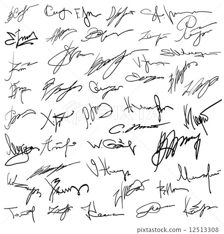 Set of autographs Set of autographs 12513308