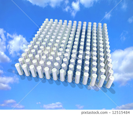 Mass display of batteries 12515484