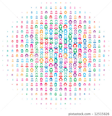 Human faces 12515826