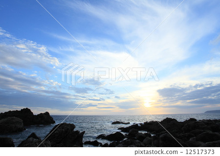 Sunset from Muroto Cape Sunset from Muroto Cape 12517373