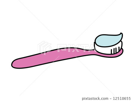 tooth brush cartoon 12518655