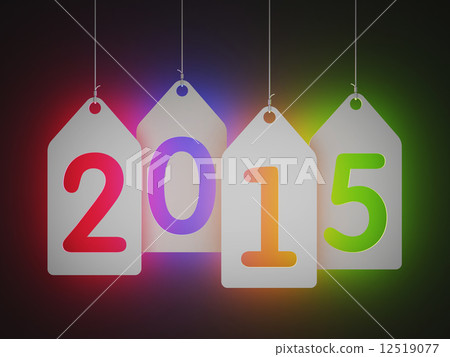 White tags with 2015 12519077