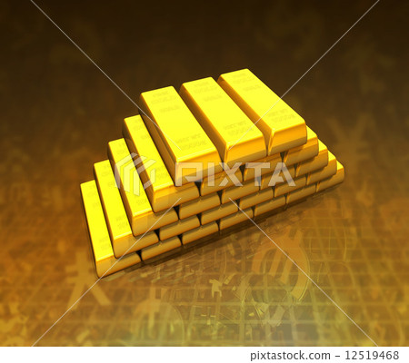 Gold ingot / gold of pure gold Gold ingot / gold of pure gold 12519468