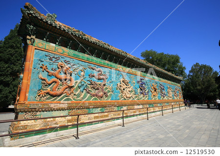 Beijing Beihai Park Kowloon Wall Beijing Beihai Park Kowloon Wall 12519530