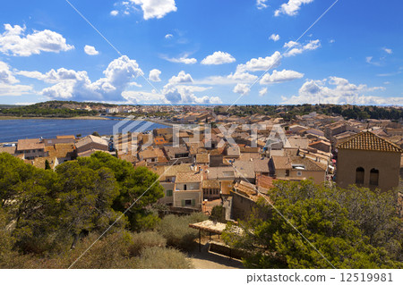 View over the rooftops of Gruissan View over the rooftops of Gruissan 12519981