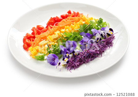 Rainbow salad 12521088