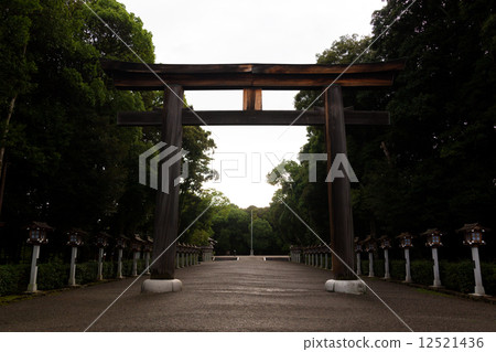 Torii of the Kashihara Jingu Shrine Torii of the Kashihara Jingu Shrine 12521436