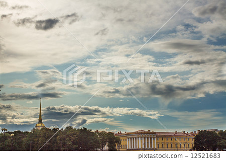 View of a street in St. Petersburg . 12521683