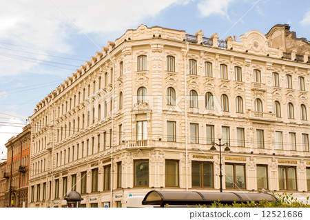 View of a street in St. Petersburg . 12521686