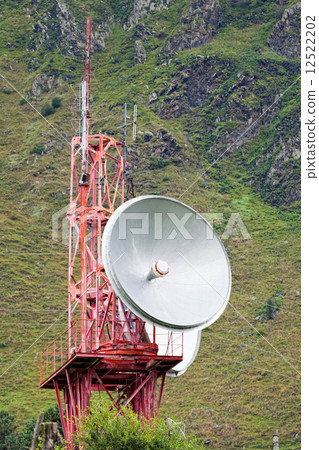 Telecommunication in mountains 12522202