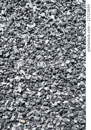 Background of gray granite gravel 12523684