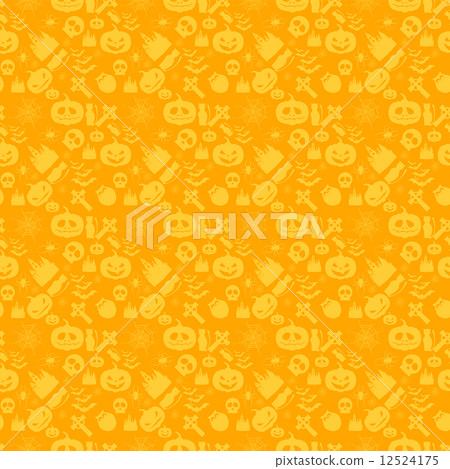 Vector illustration of seamless patterns for a happy Halloween Vector illustration of seamless patterns for a happy Halloween 12524175