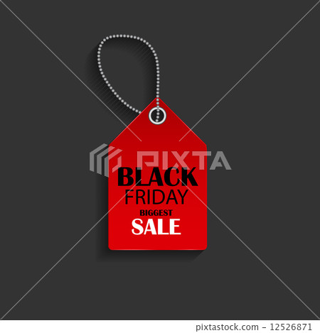 Black Friday Sale Icon Vector Illustration 12526871