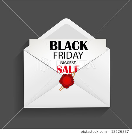 Black Friday Sale Icon Vector Illustration 12526887