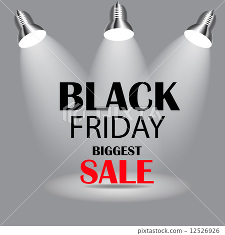 Black Friday Sale Icon Vector Illustration 12526926