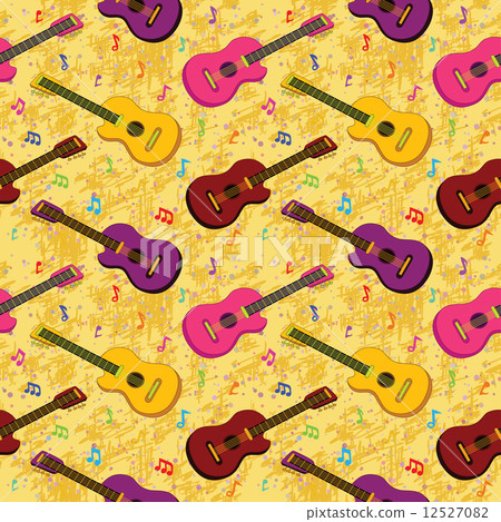 Seamless background, guitars Seamless background, guitars 12527082