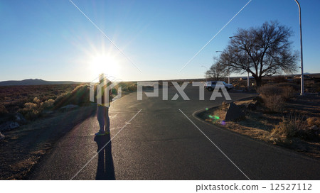 Visitor inside the Rio Grande Gorge National Park 12527112
