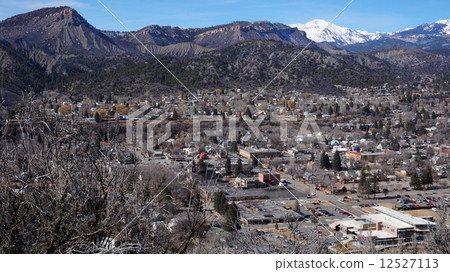 Landscape of the buildings of the downtown in Durango, Colorado Landscape of the buildings of the downtown in Durango, Colorado 12527113