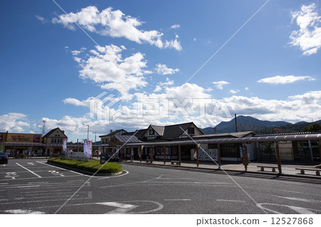 Station and blue sky Station and blue sky 12527868