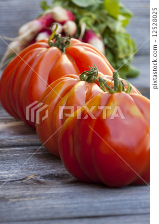 Three Beefsteak Tomatoes Three Beefsteak Tomatoes 12528025