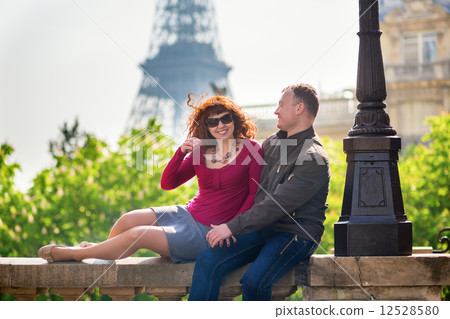 Romantic couple in Paris 12528580