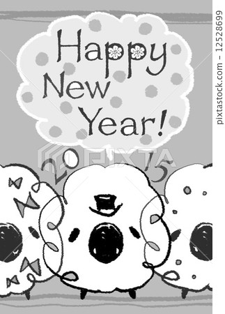 3 Sheeps (Balloon monochrome) 3 Sheeps (Balloon monochrome) 12528699
