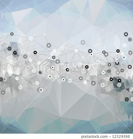 Molecule structure, background for communication, triangle design vector illustration Molecule structure, background for communication, triangle design vector illustration 12529398