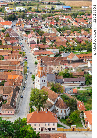 View of Rasnov city from citadel, Romania View of Rasnov city from citadel, Romania 12529652