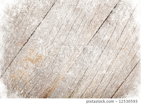 Old wood texture with snow 12530593